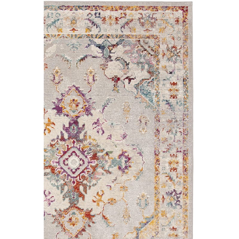 SAFAVIEH Crystal Pintea Vintage Boho Medallion Rug