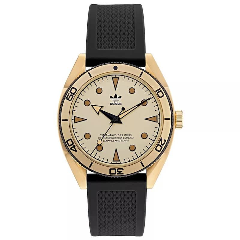 Adidas Men's Originals Fashion Edition Two Cream Gold Dial Watch - AOFH22002 - Cream Gold - 6 (36)