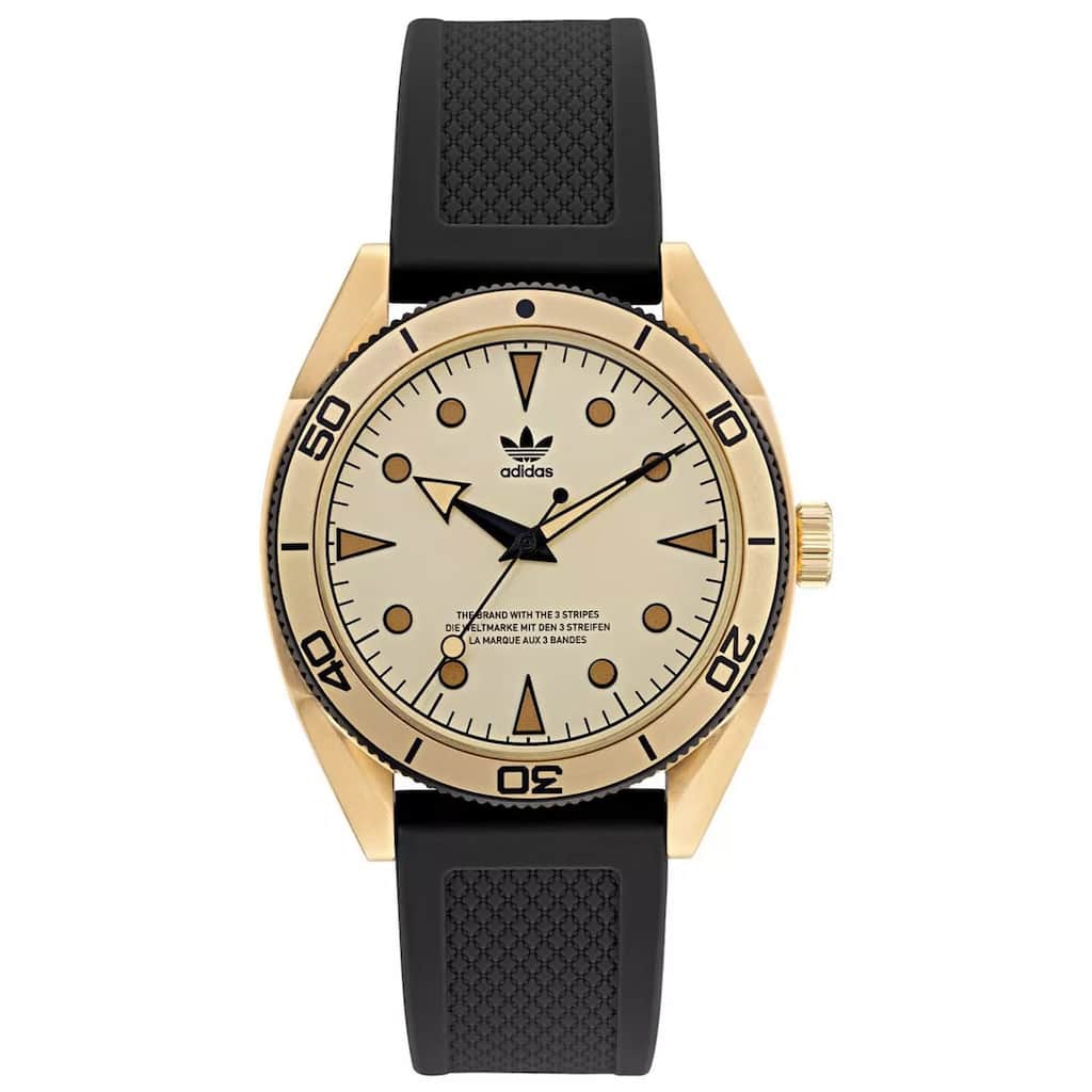 Adidas Men's Originals Fashion Edition Two Cream Gold Dial Watch - AOFH22002 - Cream Gold - 6 (36)
