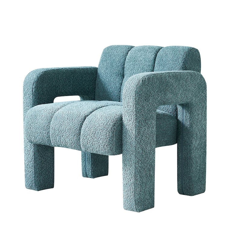 31.10" Wide Boucle Upholstered Accent Chair