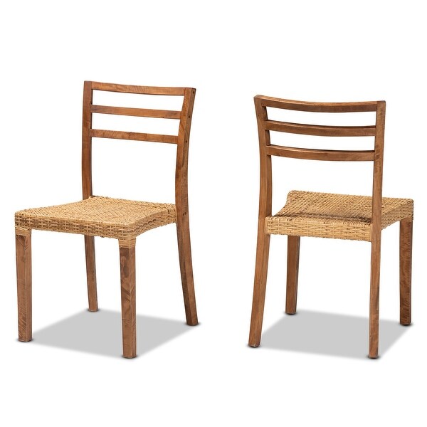 Mid century store wicker dining chair