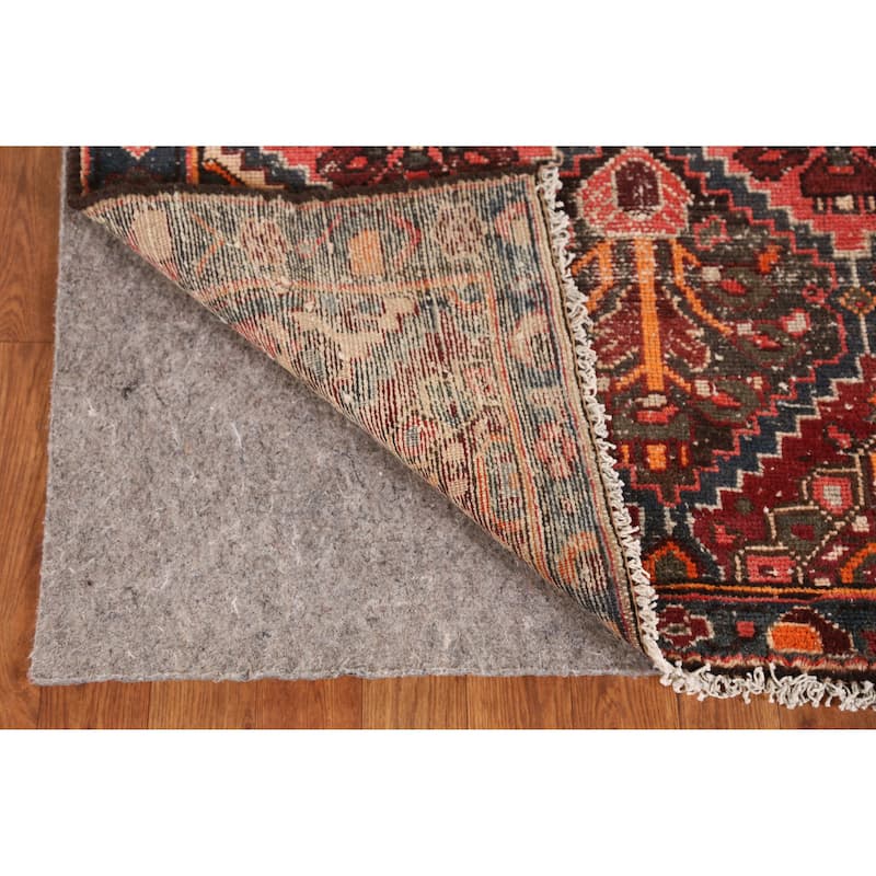 Hand Knotted Oriental 100% Wool Carpet Traditional Geometric Multi-Colored Bakhtiari Runner Rug - 9' 4'' X 3' 4''