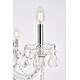 preview thumbnail 5 of 6, Verona 8-Light 28 in. Chandelier (Available in Chrome and Gold)