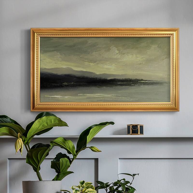 Coastal Dawn Premium Framed Canvas- Ready to Hang