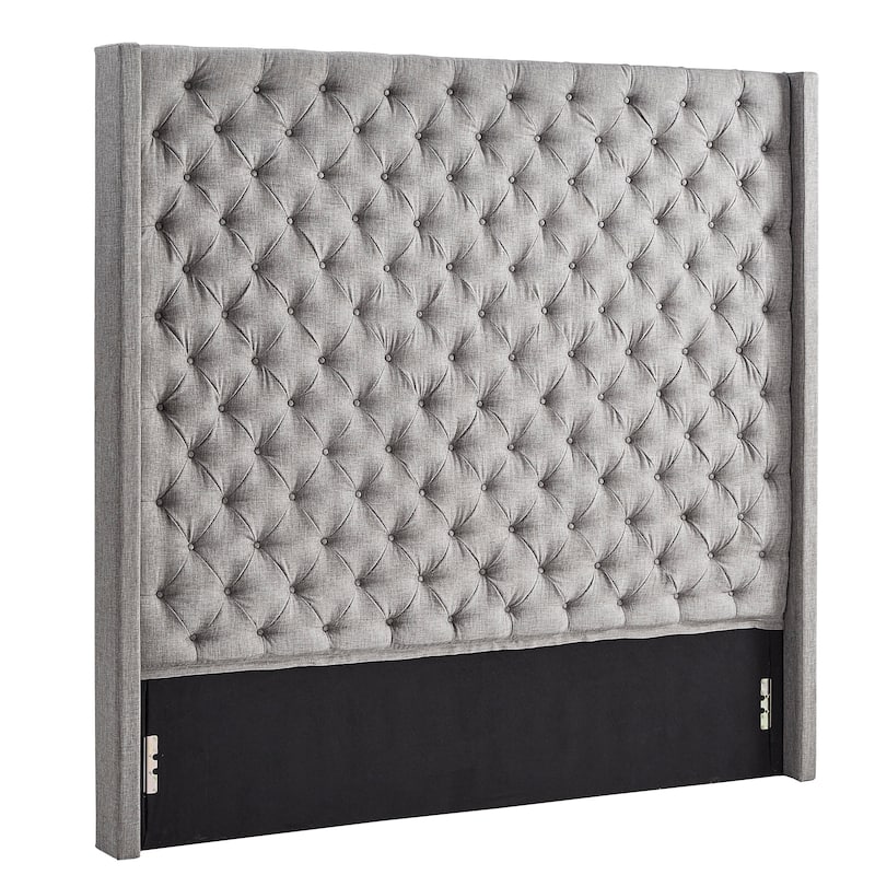 Naples Button-tufted Wingback Headboard only by iNSPIRE Q Artisan