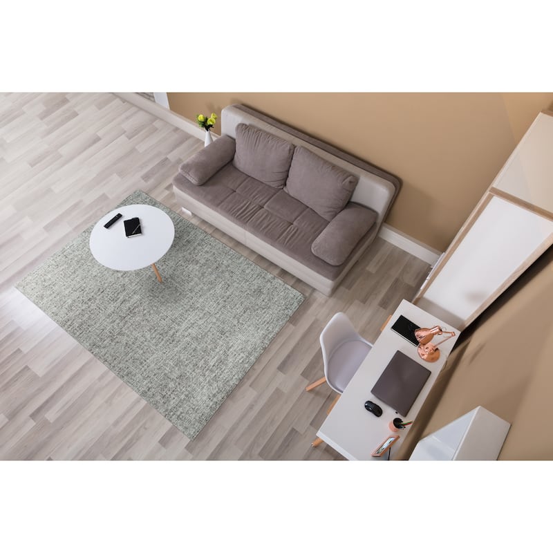 Dark Beige/Brown Modern Contemporary Modern Tufted Loop Area Rug - 5' x 8' - 5' x 8' - Dark Beige/Brown