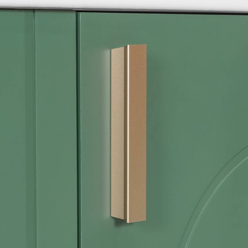 Roomfitters Bathroom Vanity with Sink, Cabinet with Door Shelf and Side Open Storage, Solid Wood Frame, Soft Closing Door