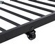 preview thumbnail 13 of 12, Black Twin over Twin Metal Bunk Bed with Trundle and Fence