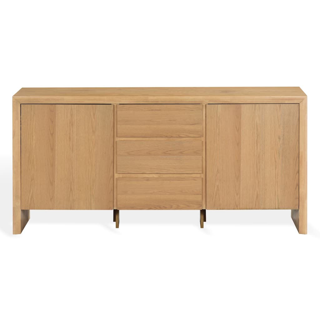 SAFAVIEH Couture Darnell Wood 3-Drawer Sideboard - 74"W x 19"D x 36"H
