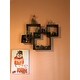 Danya B Espresso Intersecting Cube Shelves