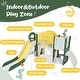 preview thumbnail 35 of 53, 9 in 1 Kids Slide Play Set Structure for Indoor-Outdoor Activity - 65.3''L x 68.9''W x 37.8''H