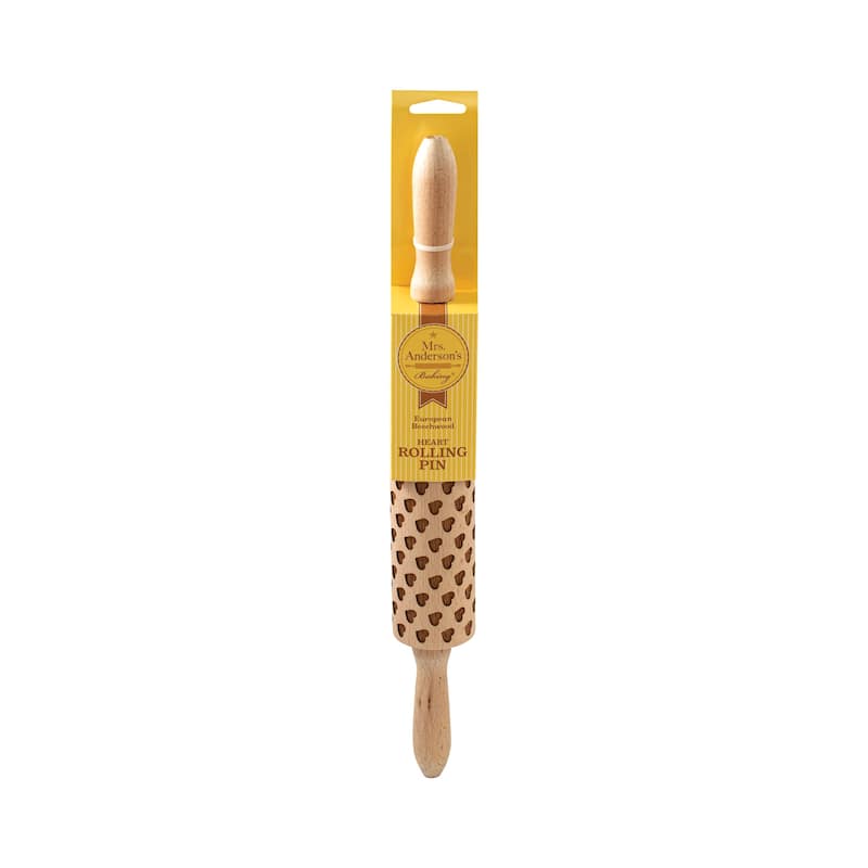 Mrs. Anderson's Baking Heart DesignRolling Pin