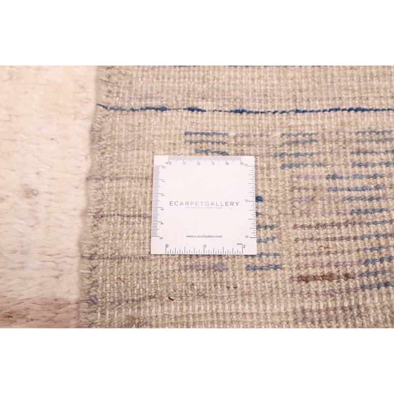 ECARPETGALLERY Hand-knotted Pak Finest Marrakesh Ivory Wool Rug - 8'1 x 10'0