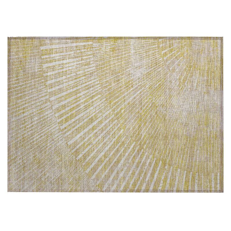 Allumo Artistic Abstract Weather Resistant Timeless Fusion Outdoor Rug