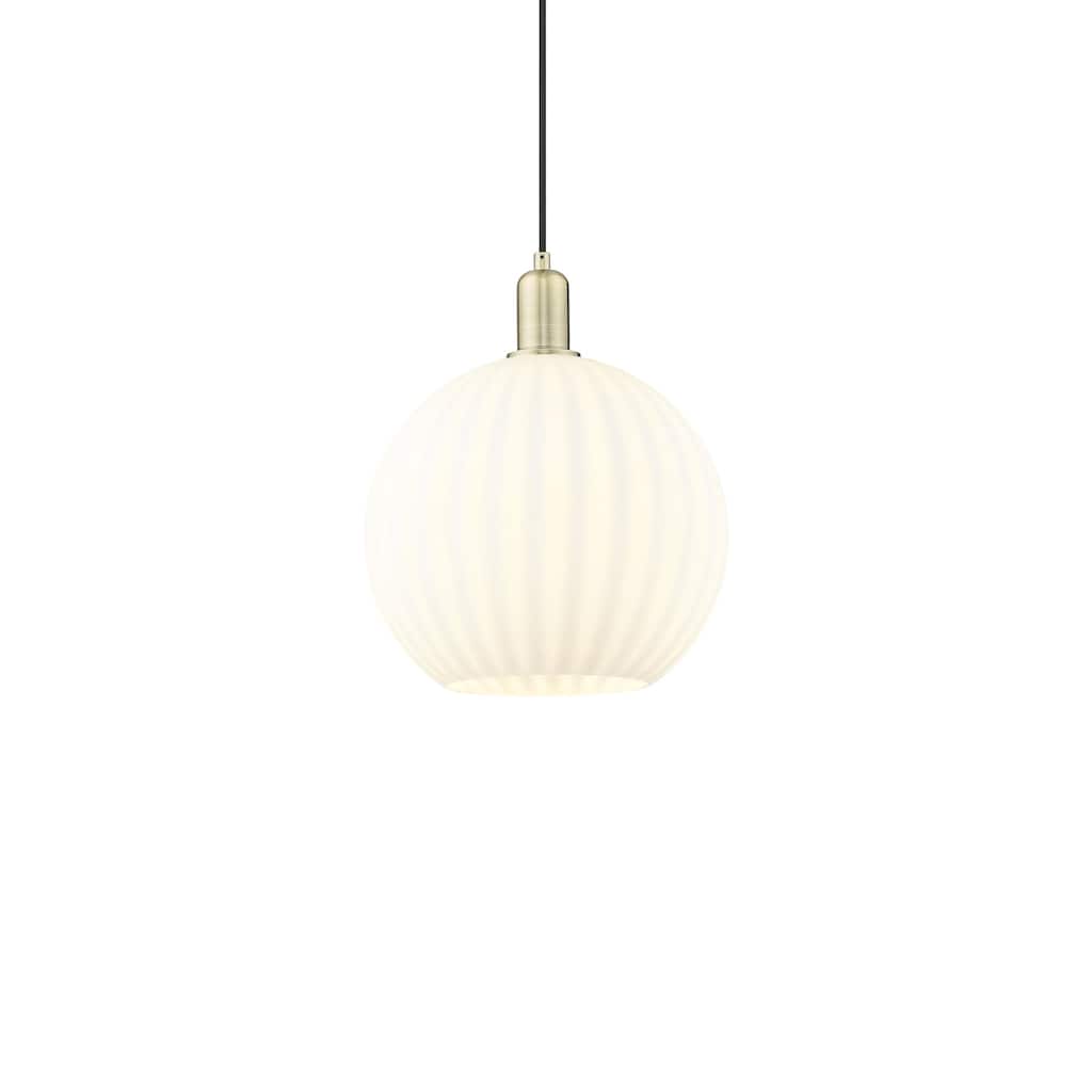 Innovations Lighting 716-1P-15-12 White Venetian Pendant White