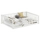 preview thumbnail 17 of 89, Montessori Floor Bed with Fence & Door, Toddler Wood Bed Frame for Kids