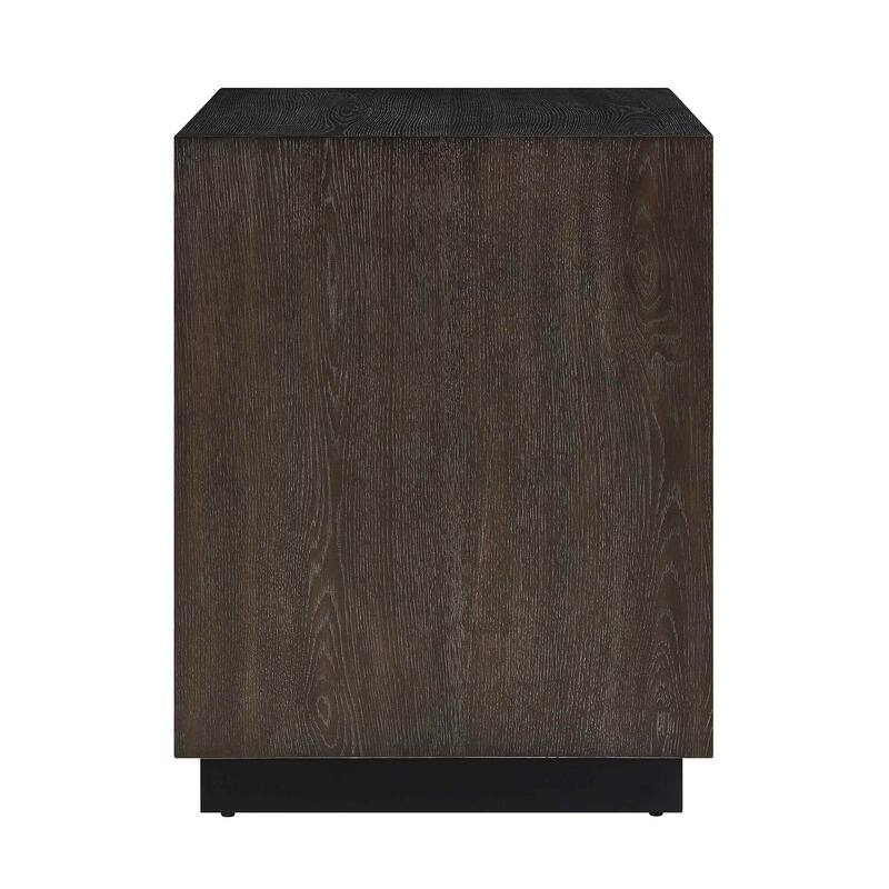 Uttermost Barrett Dark Charcoal Oak Cabinet - 22.00" W x 26.00" H x 20.00" D