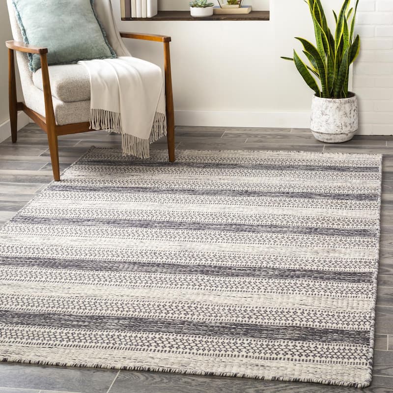 Livabliss Mardin Bohemian Tribal Area Rug - 8' x 10' - Grey