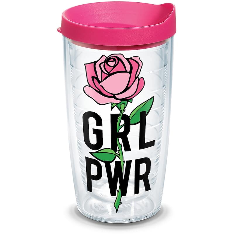 Tervis Girl Power Made In Usa Double Walled Insulated Travel Tumbler Clear 16oz Bed Bath