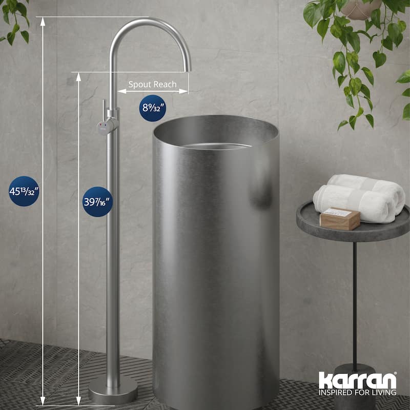 Karran Howick KBF650 Single Handle Freestanding Bathroom Faucet