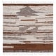 preview thumbnail 13 of 13, SAFAVIEH Hand-knotted Kenya Jaylah Southwestern Tribal Wool Rug 4' Square - Grey/Brown - Square