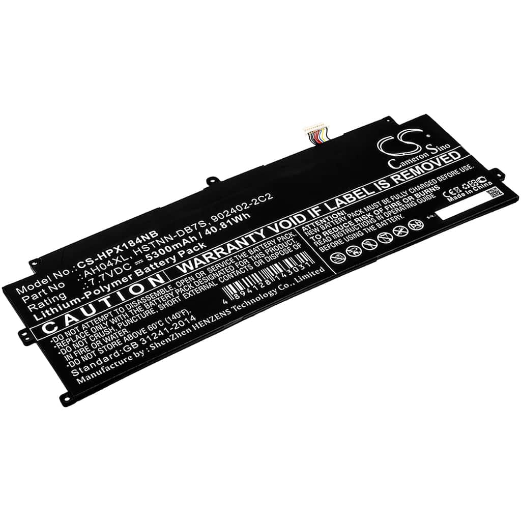 Battery for HP Spectre x2 12 TPN-Q184 902402-2C2 902500-855 AH04XL HSTNN-DB7S - Black