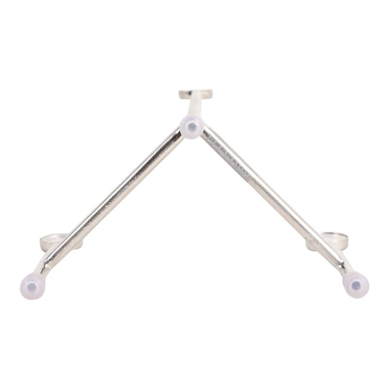 Stylish Metal and Acrylic Easel Stand Decorative Object