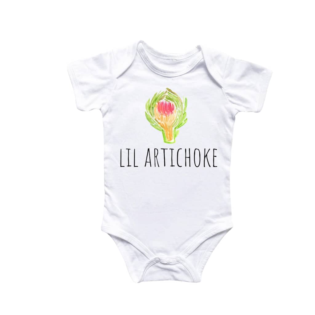 Artichoke - Baby Boy Girl Clothes Infant Bodysuit Funny Cute Newborn 2