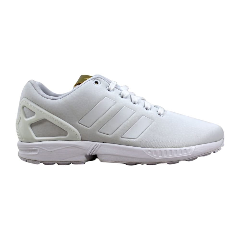 adidas zx flux white and gold