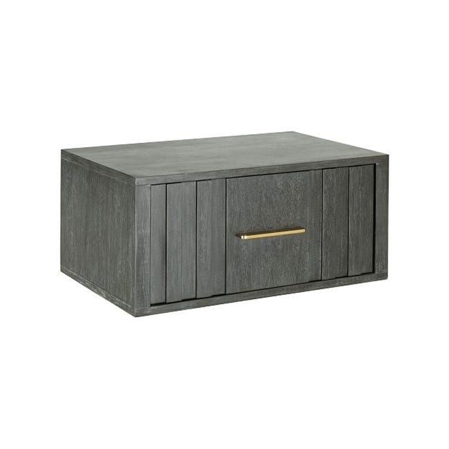 Modrest Manchester Contemporary Dark Grey Nightstand