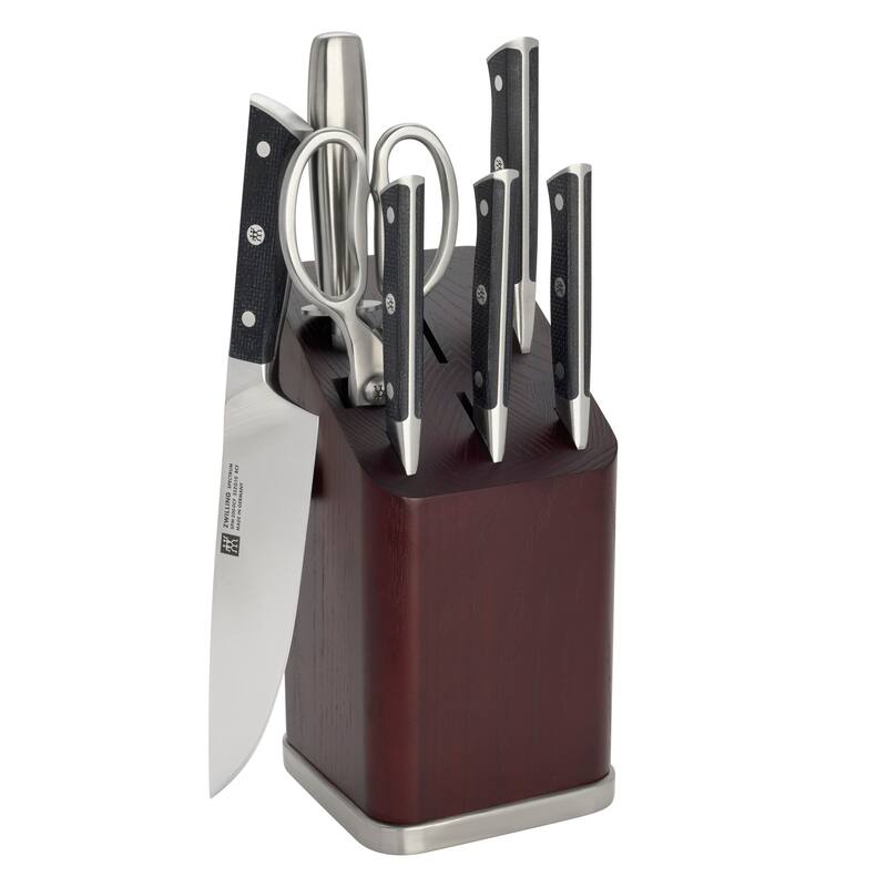 ZWILLING Spectrum 8-pc Knife Block Set - Ash
