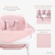 preview thumbnail 5 of 16, Evolur Tiny Throne 2 in 1 Highchair