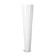 preview thumbnail 3 of 1, Lux Box Fiberglass Flower Pot 30X140Cm White