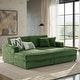 preview thumbnail 2 of 22, HULALA HOME Brigida Modern Oversized Loveseat Sofa Chaise Daybed