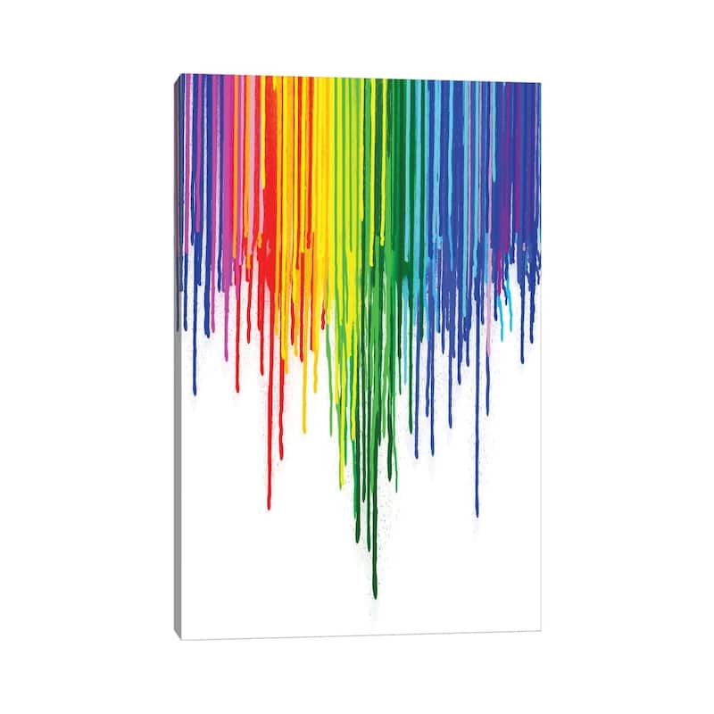 iCanvas "Rainbow Gay Pride" by Notsniw Art Canvas Print