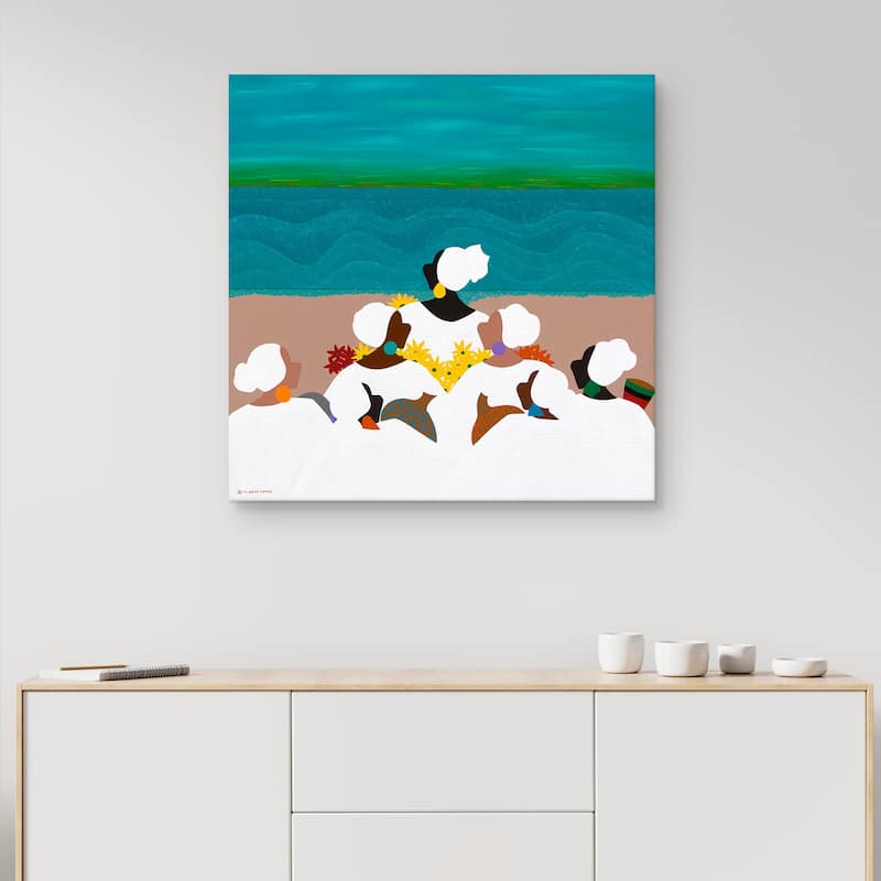 Remembrance Sullivan Island by Synthia SAINT JAMES Canvas Art Print