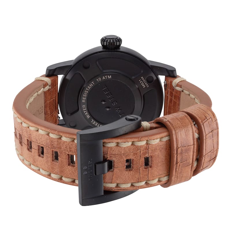 TW Steel Men's Maverick 45mm Quartz Watch TWS-MS31 - Black - N/A