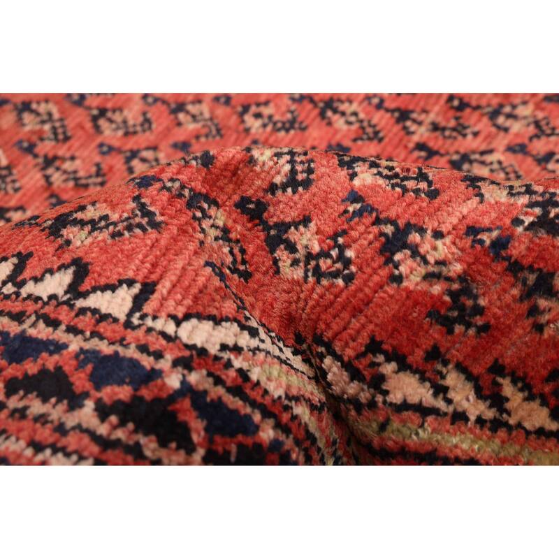 ECARPETGALLERY Hand-knotted Andelz Red Wool Rug - 3'8 x 8'11