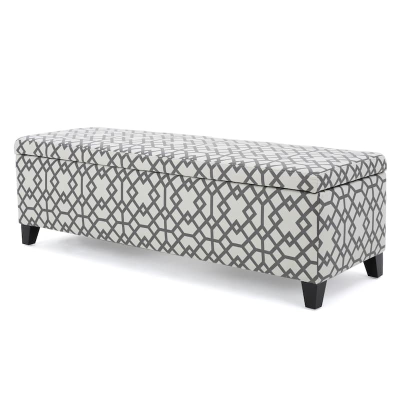 Characteristic Leisure Bench Decorative Bench with Tapered Wooden Legs, Ottoman Bench End of Bed Bench with Flip-Up