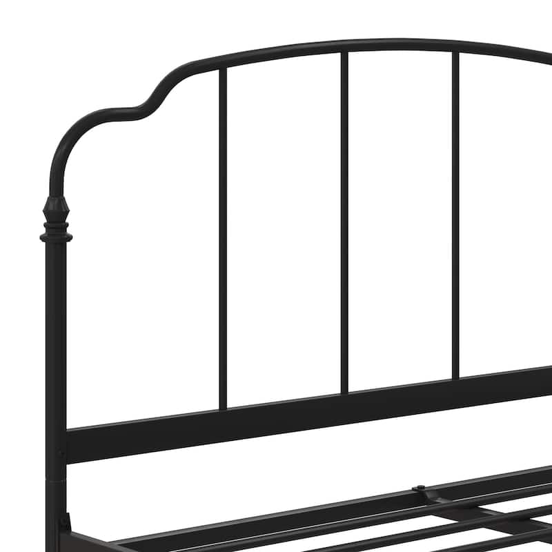 RealRooms Camie Adjustable Height Metal Bed Frame
