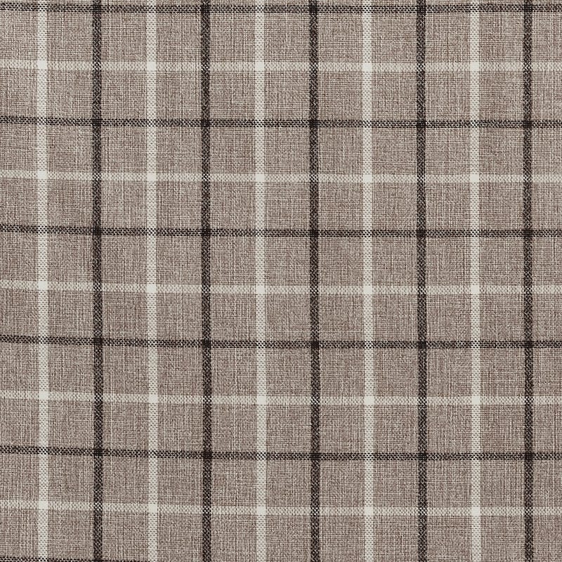 1 PCS Plaid Rod Pocket and Back Tab Curtain Panel with Fleece Lining