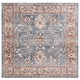preview thumbnail 12 of 11, SAFAVIEH Heirloom Yuka Traditional Oriental Rug 6'3" Square - Grey/Blue Rust - Square