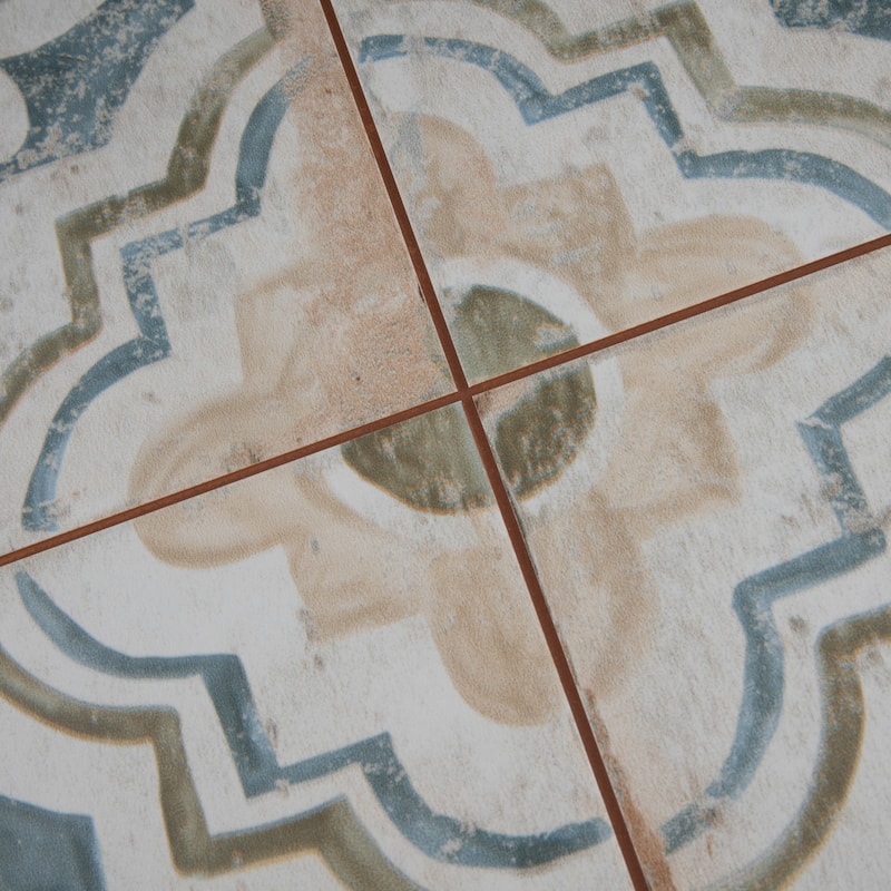Merola Tile Kings Porto Fatima 17-5/8" x 17-5/8" Ceramic Floor and Wall Tile