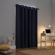 preview thumbnail 91 of 105, Sun Zero Cyrus Thermal Total Blackout Grommet Curtain Panel, Single Panel