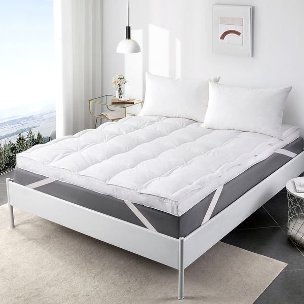 Organic feather bed hot sale