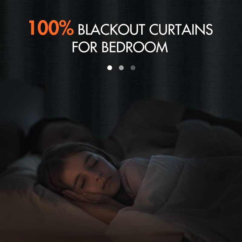 Blackout Curtains 90 inches Long, Curtains for Bedroom Living