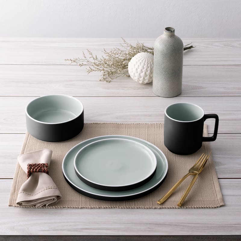 Noritake ColorTrio 4-Piece Stax Place Setting, Service for 1