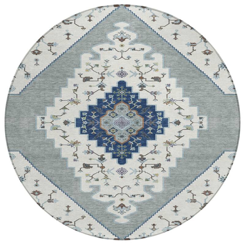 Machine Washable Indoor/ Outdoor Global Marrakesh Chantille Rug
