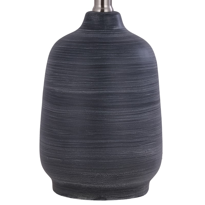 18.9" Ceramic LED Table Lamp, Living Room Lamps For End Tables