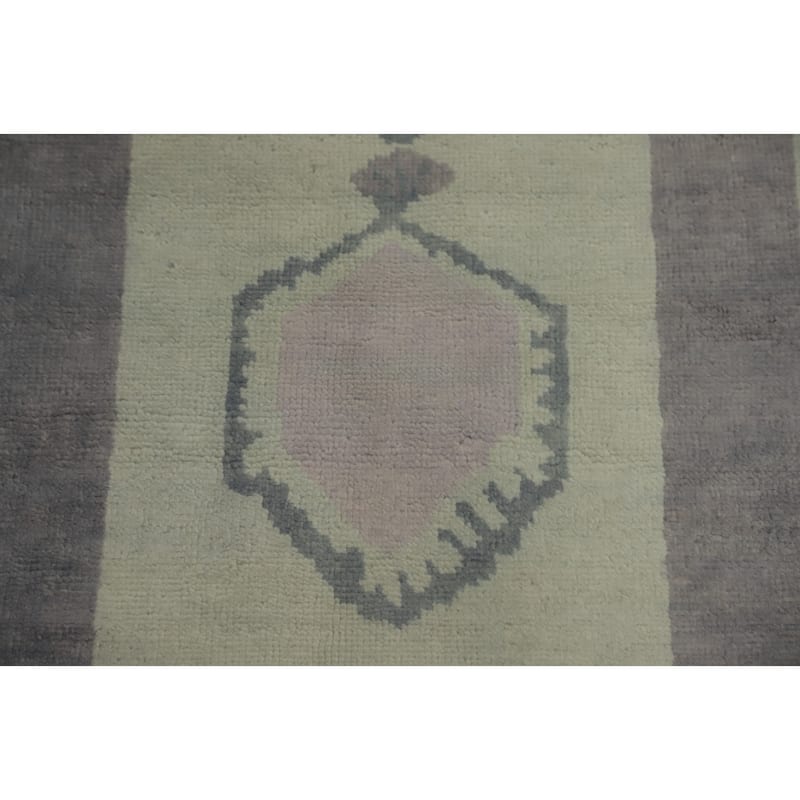 Geometric Gabbeh Vegetable Dye Area Rug Handmade Wool Carpet - 8' 4'' X 5' 11''